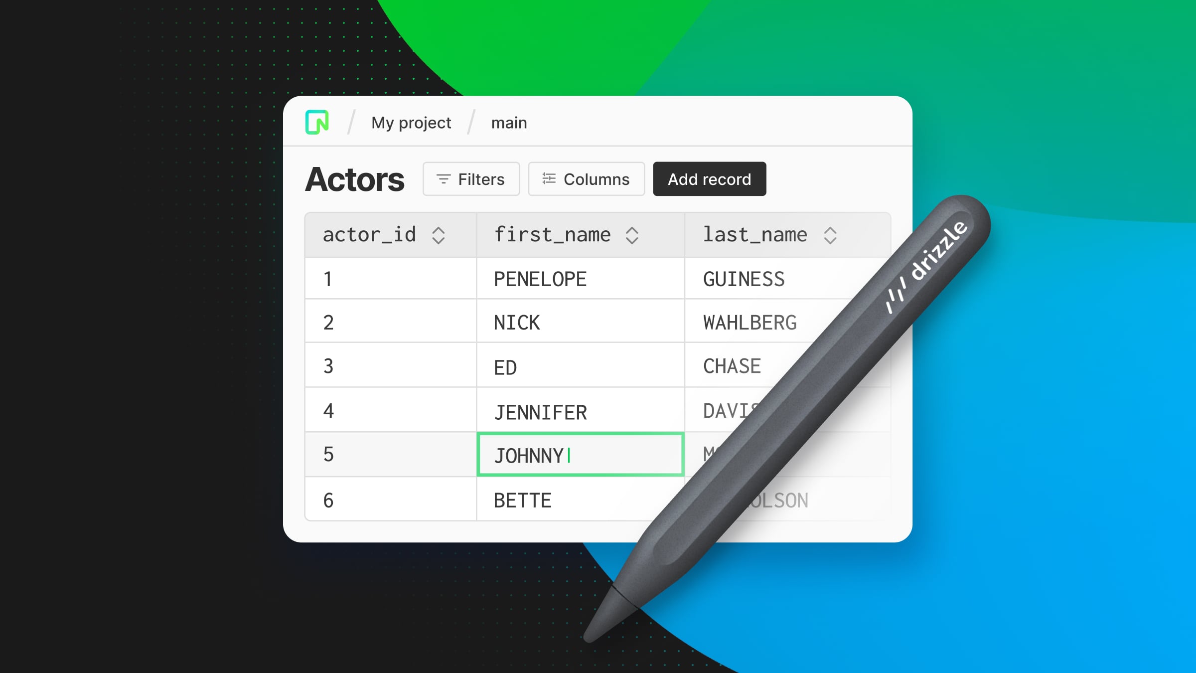 Edit records directly from the Neon console: meet the new Tables page